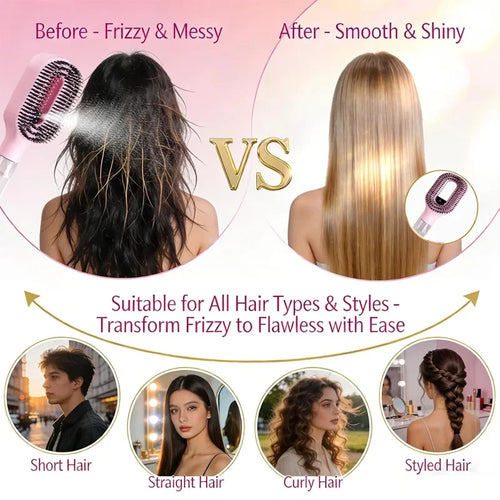 Detangling Spray Comb and Satin Bonnet Set